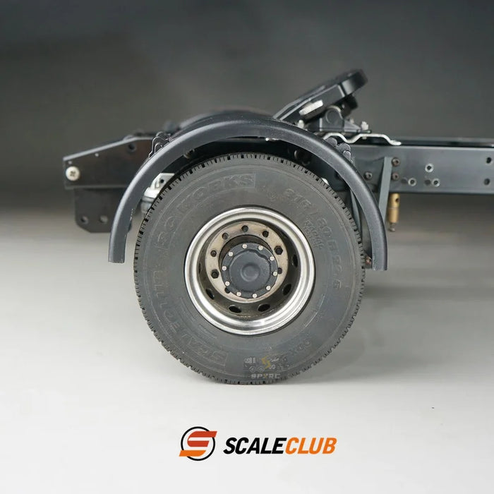 Scaleclub Single Axle Fender Set for Tractor Truck 1/14 (Metaal)