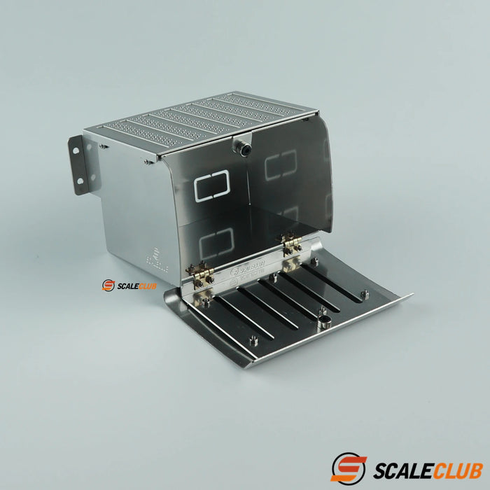 Scaleclub Exhaust Tank Toolbox for Tractor Truck 1/14 (Metaal)