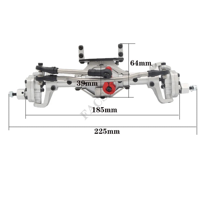 Front Rear Portal Axle for Axial SCX10 II 90046 90047 RGT EX86100 1/10 (Aluminium)