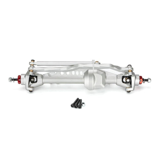 AR45 Straight Axle w/ Offset Front Diff for Axial, RGT 1/10 (Aluminium) Onderdeel Fimonda Front Axle Silver 