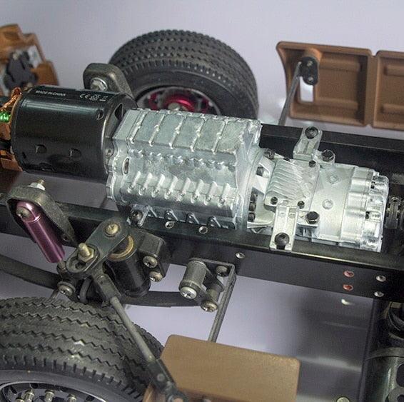 Automatic Stepless Gearbox for Tamiya Truck 1/14 (Metaal) Onderdeel RCATM 