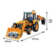 Backhoe Loader Model Building Blocks (377 stukken) - upgraderc