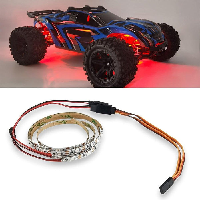 Chassis Led Lights for 1/10 Auto, Vliegtuig Onderdeel Yeahrun Red 