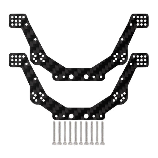 Chassis Side Plates for Axial AX24 1/24 (Koolstofvezel) - upgraderc