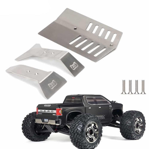 Chassis Skid Plate Set for Arrma NERO 6S 1/8 (RVS) Onderdeel New Enron 