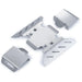 Chassis Skid Plate Set for Axial SCX6 1/6 (RVS) - upgraderc