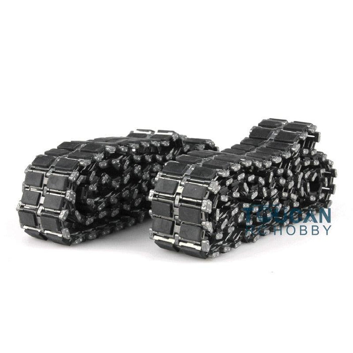 Continuous Tracks w/ Rubber Pads for Heng Long 3889/3908/3918 (Metaal) - upgraderc