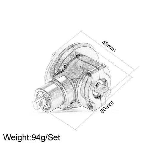 Differential Assembly Set for Traxxas 1/10 (Aluminium) 5380 5381 5379X Onderdeel New Enron 