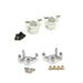 Front Knuckle, C-Base Set for Axial Wraith (Aluminium) Onderdeel Yeahrun Front Knuckle, C-Base Set Silver 