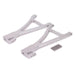 Front Lower Suspension Arm For 1/10 Traxxas (Aluminium) 5332 Orderdeel upgraderc Silver 