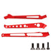 Front Rear Chassis Brace Set for Arrma 1/8 (Aluminium) AR320446 Onderdeel New Enron 3Pcs Set Red 