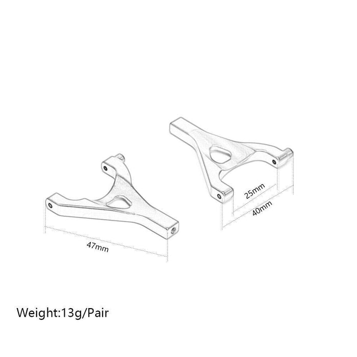 Front Upper/Lower Suspension Arm for Traxxas Slash 1/16 (Aluminium) 7031 Onderdeel New Enron 