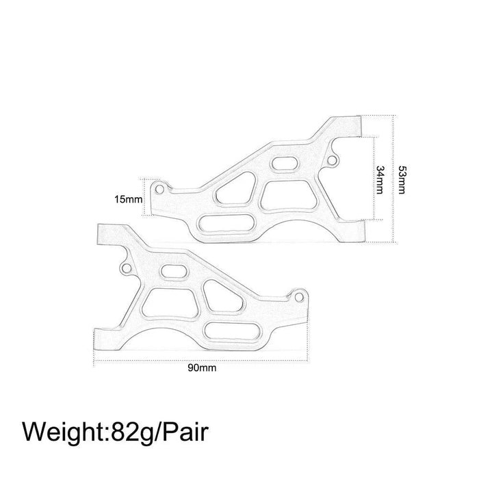 Front Upper/Lower Suspension Arms for Arrma 1/7 1/8 (Aluminium) AR330215 Onderdeel New Enron 