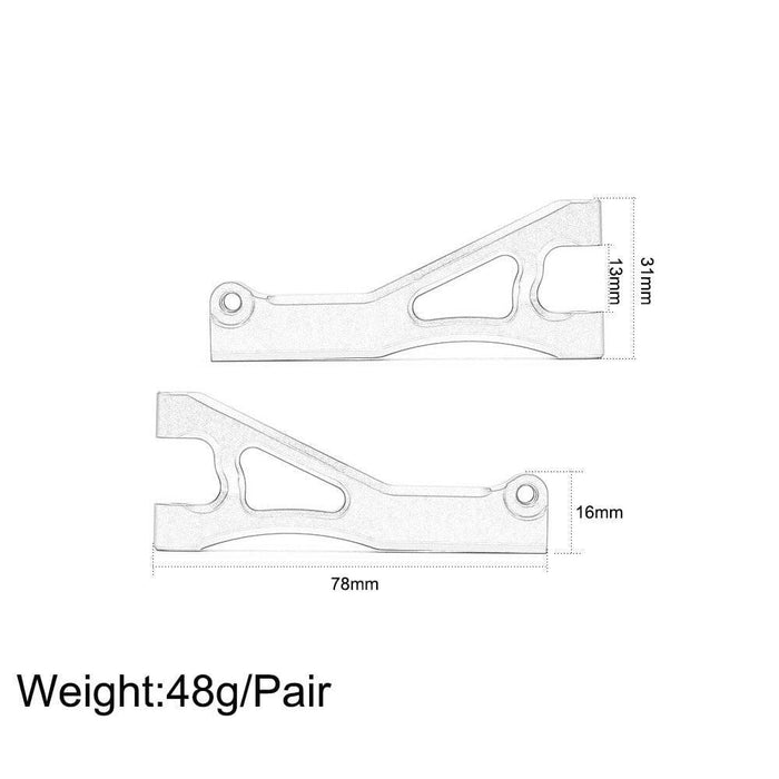 Front Upper/Lower Suspension Arms for Arrma 1/7 1/8 (Aluminium) AR330215 Onderdeel New Enron 