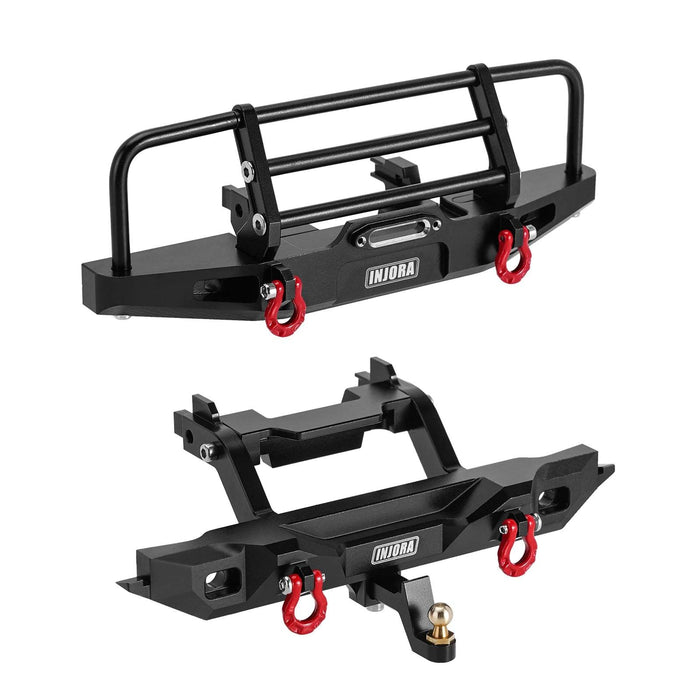 Front & Rear Bumper w/ Lights for Traxxas TRX4M Defender 1/18 (Retour)