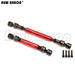 Front/Rear Drive Shaft 100-107mm/135-142mm for Axial SCX10 II (Aluminium+Staal) - upgraderc