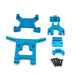 Front/rear Shock Tower for Wltoys 1/12, 1/14 (Metaal) Onderdeel upgraderc Blue 