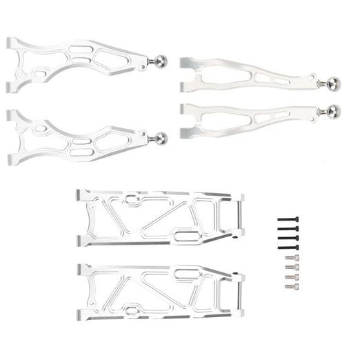 Front/rear Suspension Arm Set for Arrma 1/7 1/8 (Aluminium) Onderdeel upgraderc Silver 