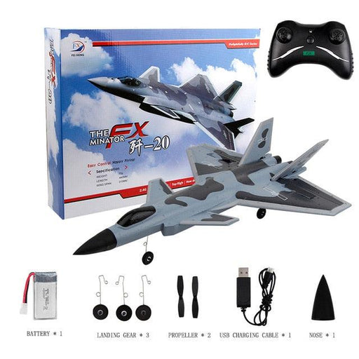 FX930 J20 Fighter Plane PNP (Schuim) - upgraderc