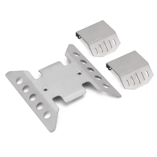 Gearbox Anti-Skid Plate for AXIAL SCX6 WRANGLER 1/6 (RVS) - upgraderc