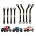 Heavy High Clearance Chassis Links for FMS FCX24 1/24 (Messing) - upgraderc