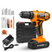 HILDA 21V Cordless Electric Drill - upgraderc