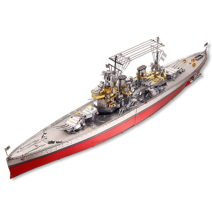 HMS Prince Of Wales 3D Model (282 Messing+Roestvrij Staal) Bouwset Piececool 