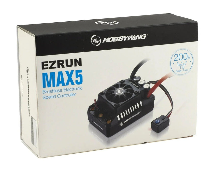 Hobbywing EzRun MAX5 V3 200A 1/5 Brushless Waterproof ESC