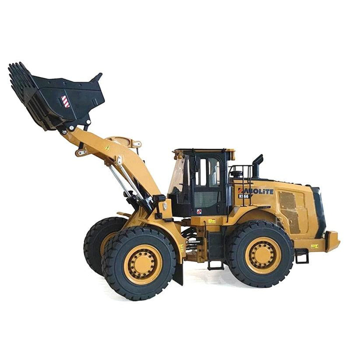 HUINA 1/16 Kabolite K966 Hydraulic Loader Bulldozer RTR (Metaal) - upgraderc