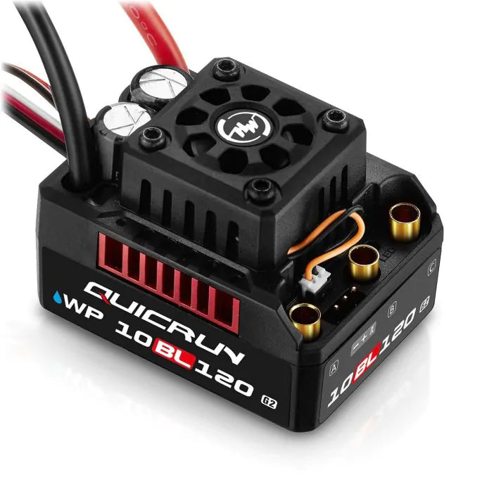 Hobbywing QuicRun 10BL120 G2 120A 1/10 Sensorless Brushless ESC