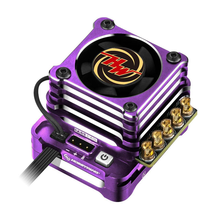 HobbyWing Xerun XD10 Pro 100A Brushless ESC (Black, Red, Purple)