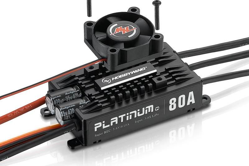 Hobbywing Platinum Pro 80A ESC V4 3-6s, 7A BEC