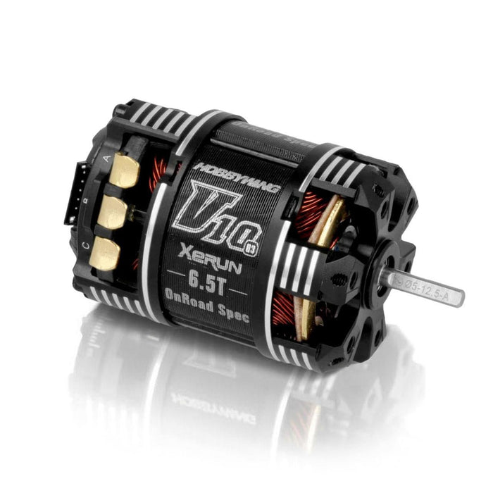 Hobbywing Xerun V10 G3 ON-ROAD SPEC Brushless Motor (6.5T) (3.175mm Shaft)