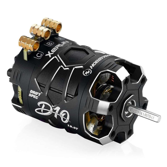 Hobbywing Xerun D10 Drift Brushless Motor (10.5T) (Black)