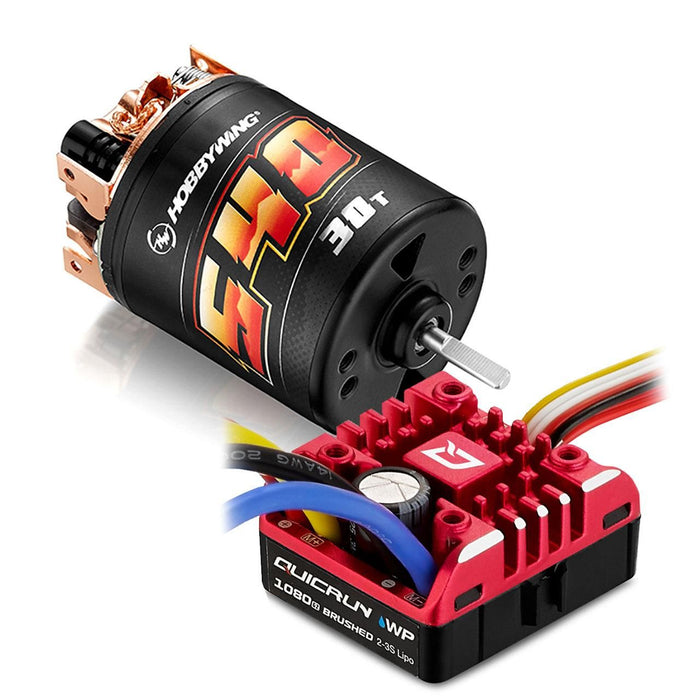 Hobbywing QuicRun WP1080 G2 ESC, 540 Motor Combo (30T)