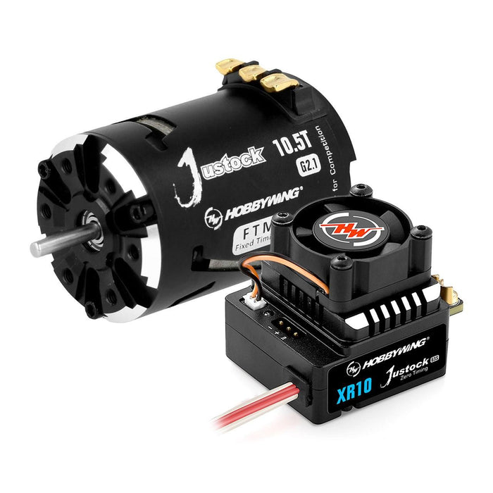 Hobbywing XR10 Justock G3S ESC/SD G2.1 4000kV Motor Combo (10.5T)