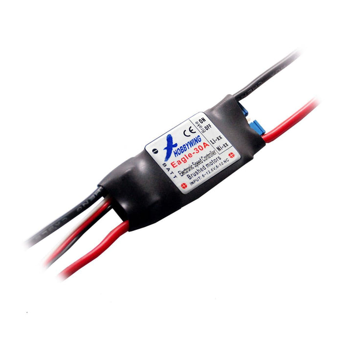 Hobbywing Eagle 30A Brushed ESC 2-3s, 1A BEC