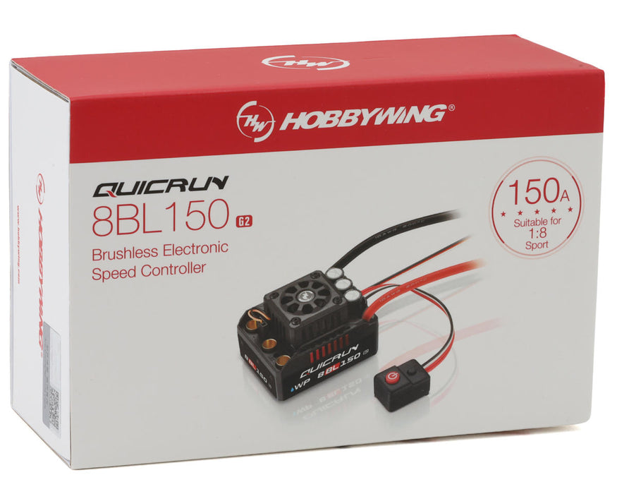 HobbyWing QuicRun 8BL150 G2 Sensorless Brushless ESC