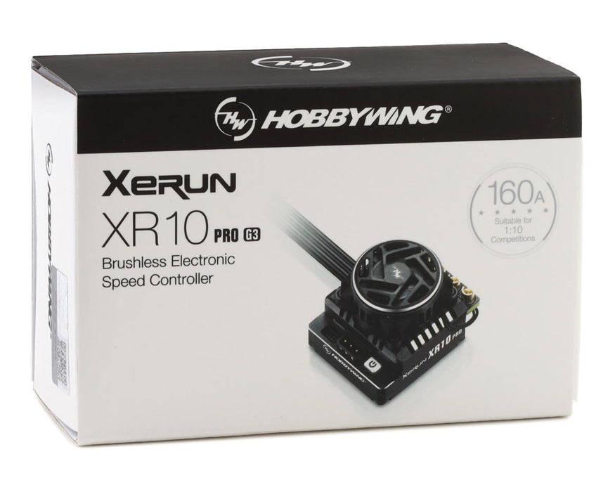 HobbyWing Xerun XR10 Pro G3 1/10 160A Sensored Brushless ESC