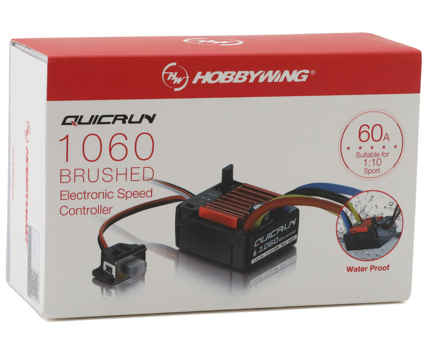 Hobbywing Quicrun 1060 60A 1/10 Brushed ESC (Tamiya)