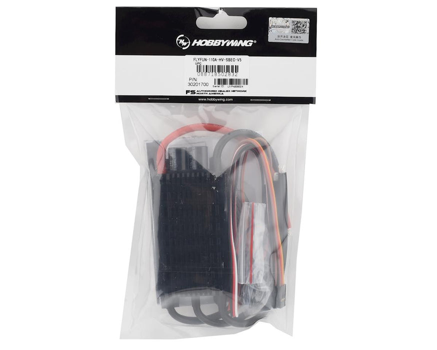 Hobbywing FlyFun 110A HV V5 Brushless ESC (SBEC)