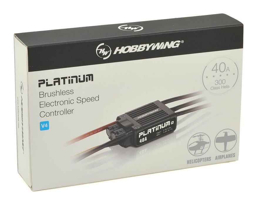 Hobbywing Platinum Pro 40A ESC V4 3-4s, 7A BEC