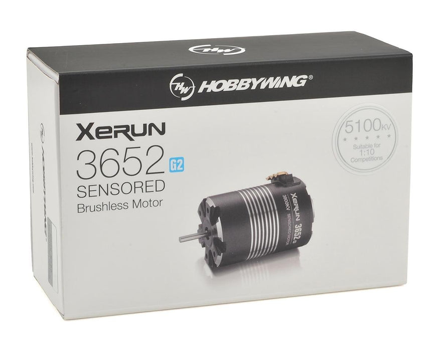 Hobbywing Xerun SCT 3652SD G2 Sensored Brushless Motor (5100kV) (5mm shaft)