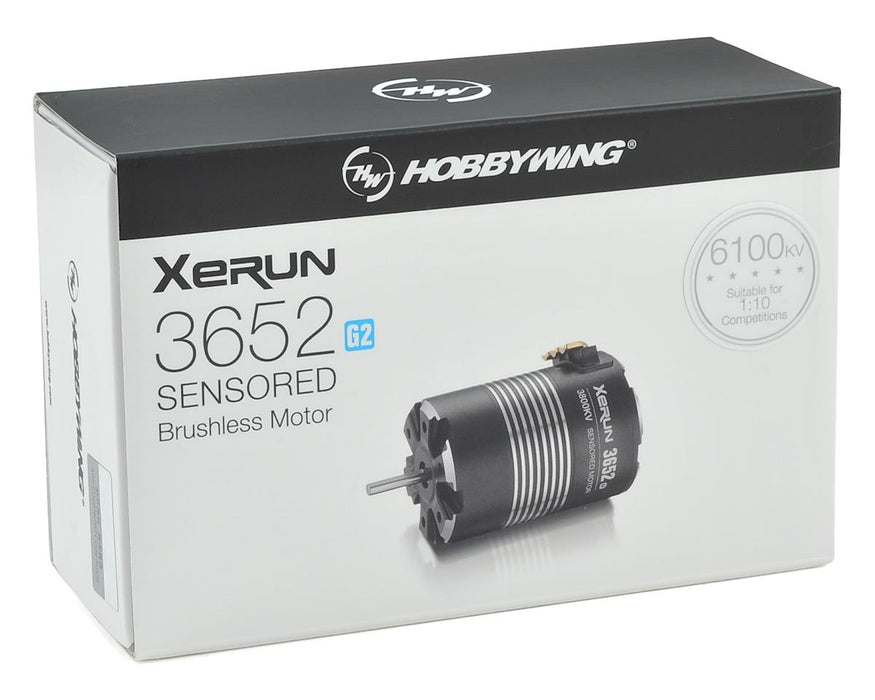 Hobbywing Xerun SCT 3652SD G2 Sensored Brushless Motor (6100kV) (5mm shaft)