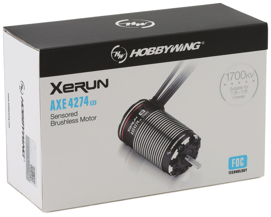 Hobbywing Xerun AXE4274SD 1700kV R3 Crawler Motor