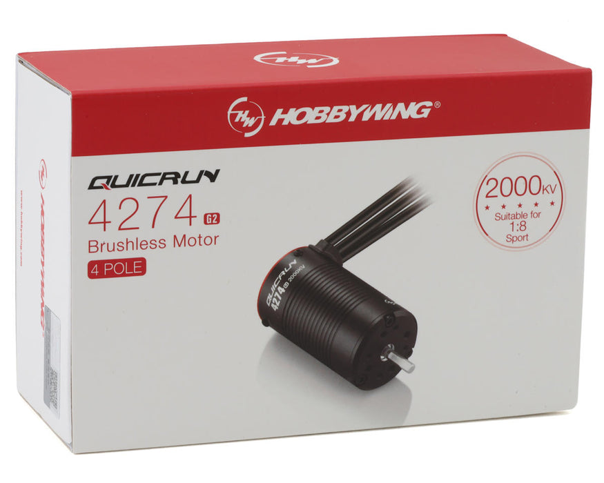 Hobbywing QuicRun 4274SL G2 2000kV Sensorless Brushless Motor