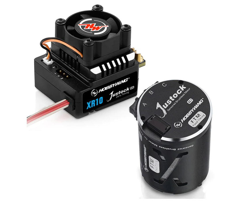 Hobbywing XR10 Justock G3S ESC/SD G2.1 4000kV Motor Combo (10.5T)