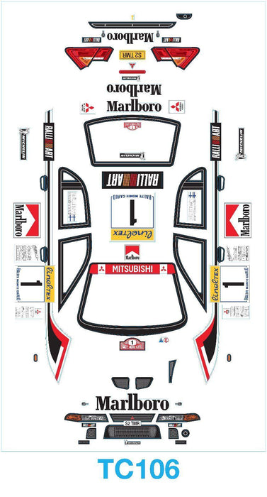 Lancer Evolution EVO 6 Ⅵ Body Shell (259mm) Body Professional RC 