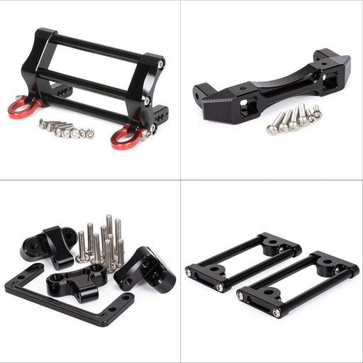 LCG Bumper, Bracket, Brace Set for Axial SCX10 1/10 (Aluminium) Onderdeel Fimonda 4 in 1 Braces A 