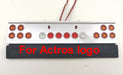 LED Tail Light System w/ Mudguard LOGO for Tamiya Truck 1/14 (Metaal) Onderdeel RCATM For Actros 